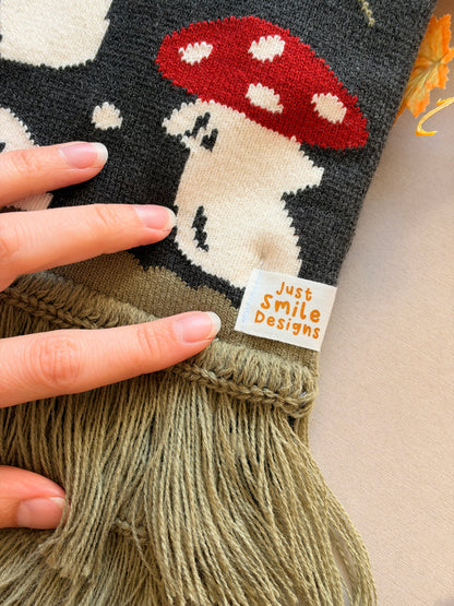 Mushroom Ghost Scarf