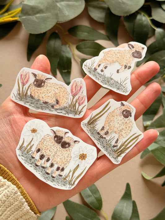 Lamb Sticker - Waterproof