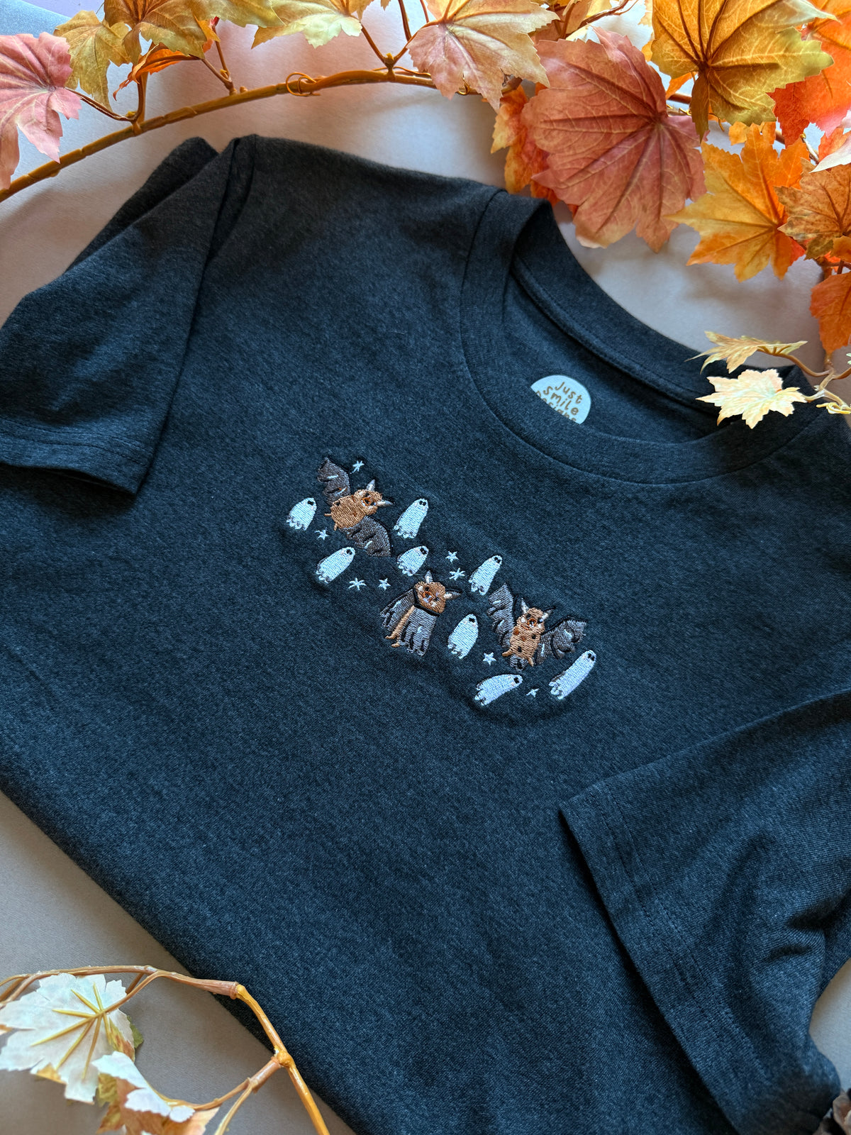 Bat Ghost T-Shirt - Organic Cotton (Midnight)
