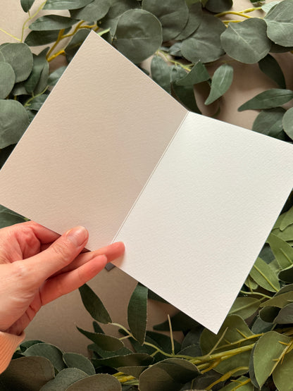 Raccoon Apple Birthday Card