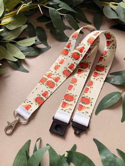 Tomato Robin Lanyard