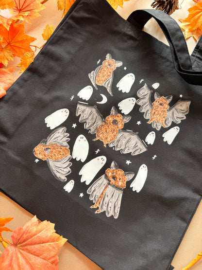 Bat Ghost Giant Tote Bag