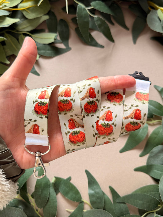 Tomato Robin Lanyard