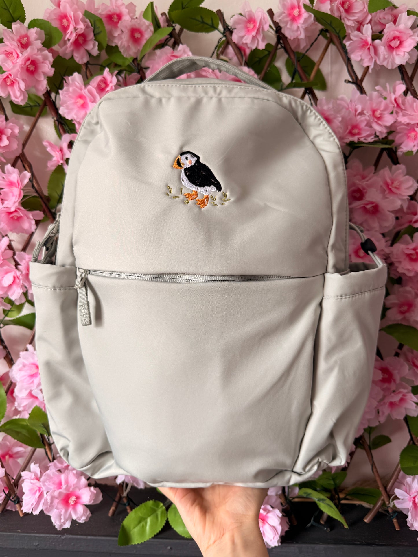 Puffin Embroidered Backpack