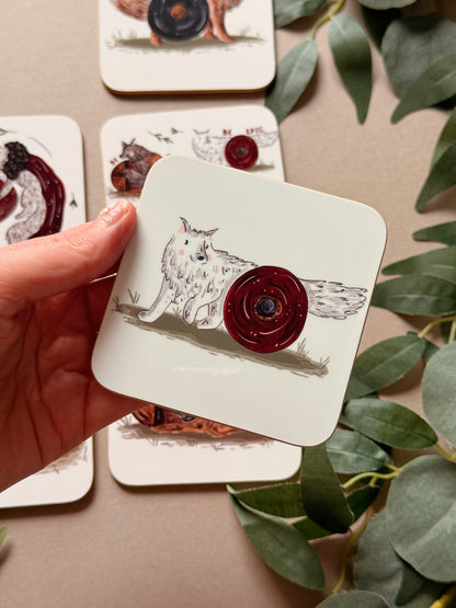 Warrior Wolves Coaster