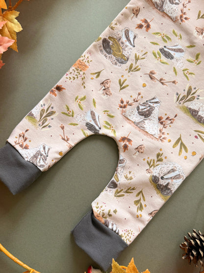 Woodland Badger Romper