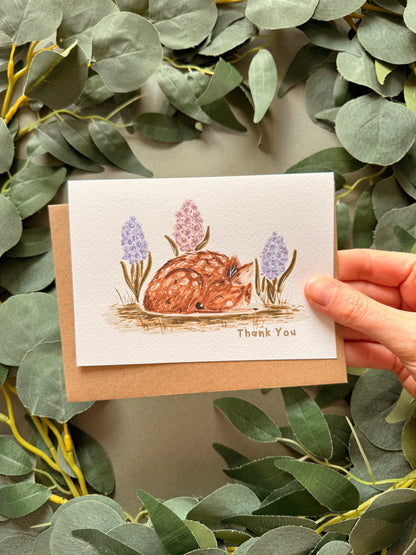 Deer Thank You Card