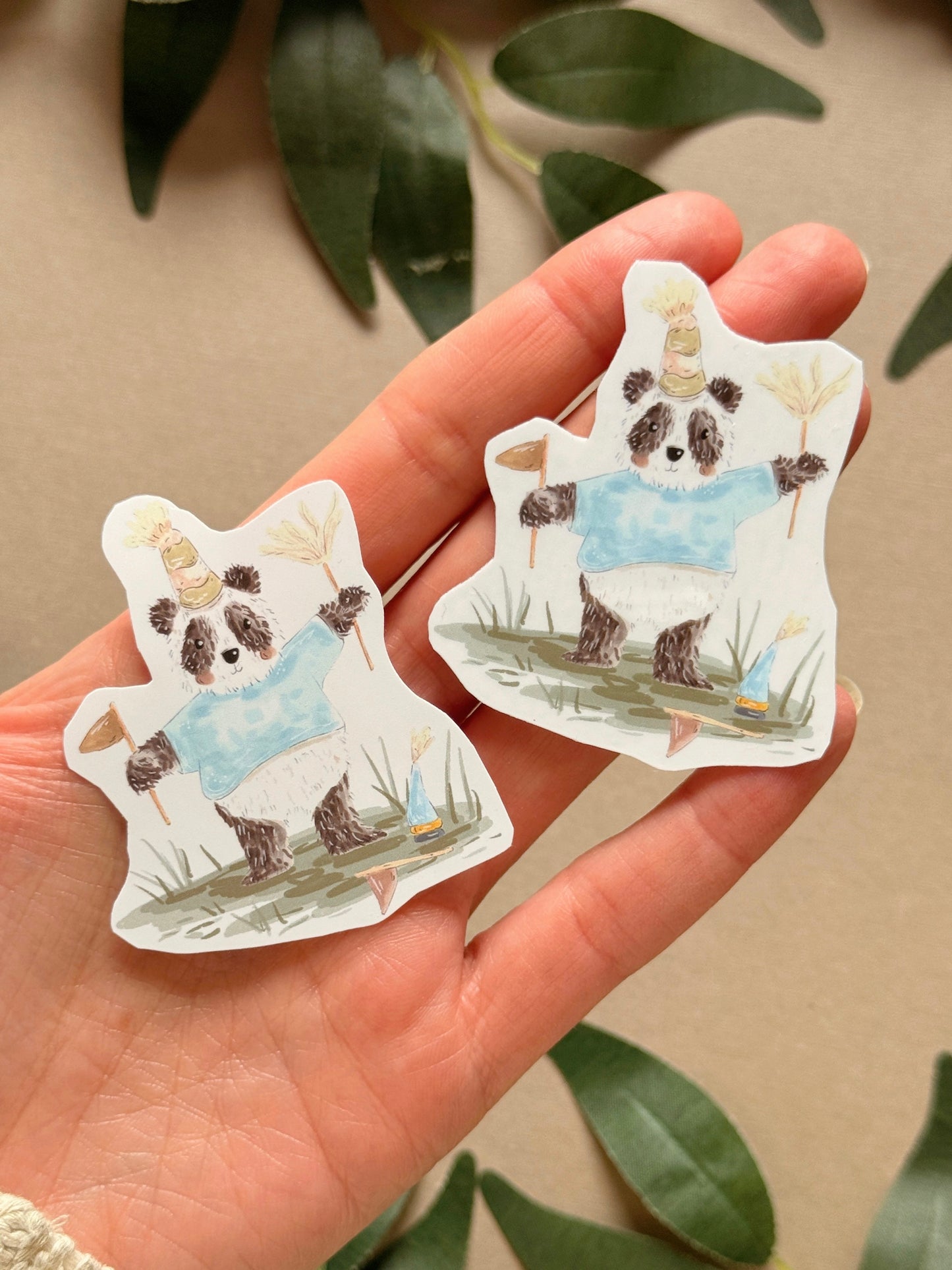 Party Panda Sticker - Holographic