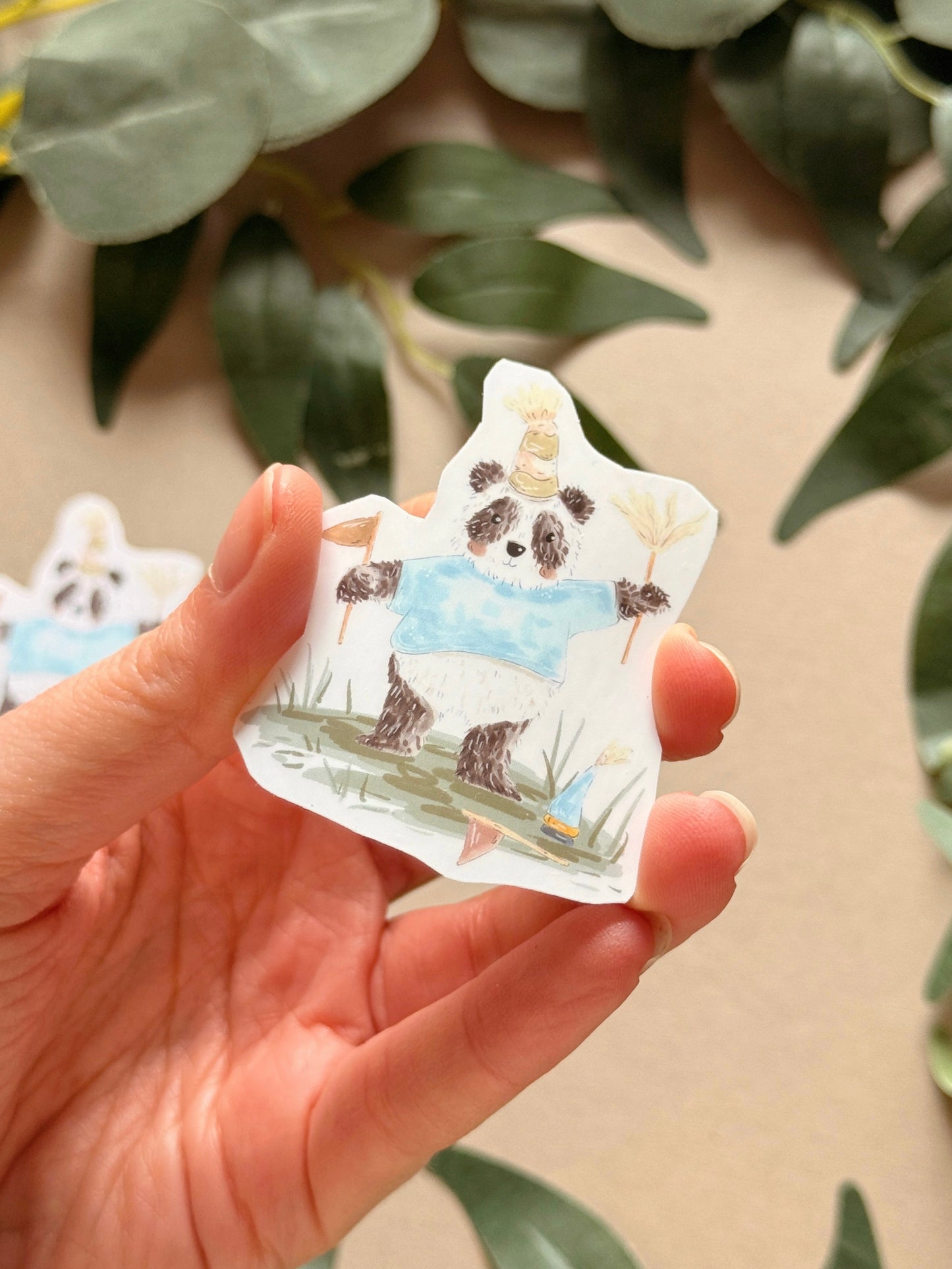 Party Panda Sticker - Holographic