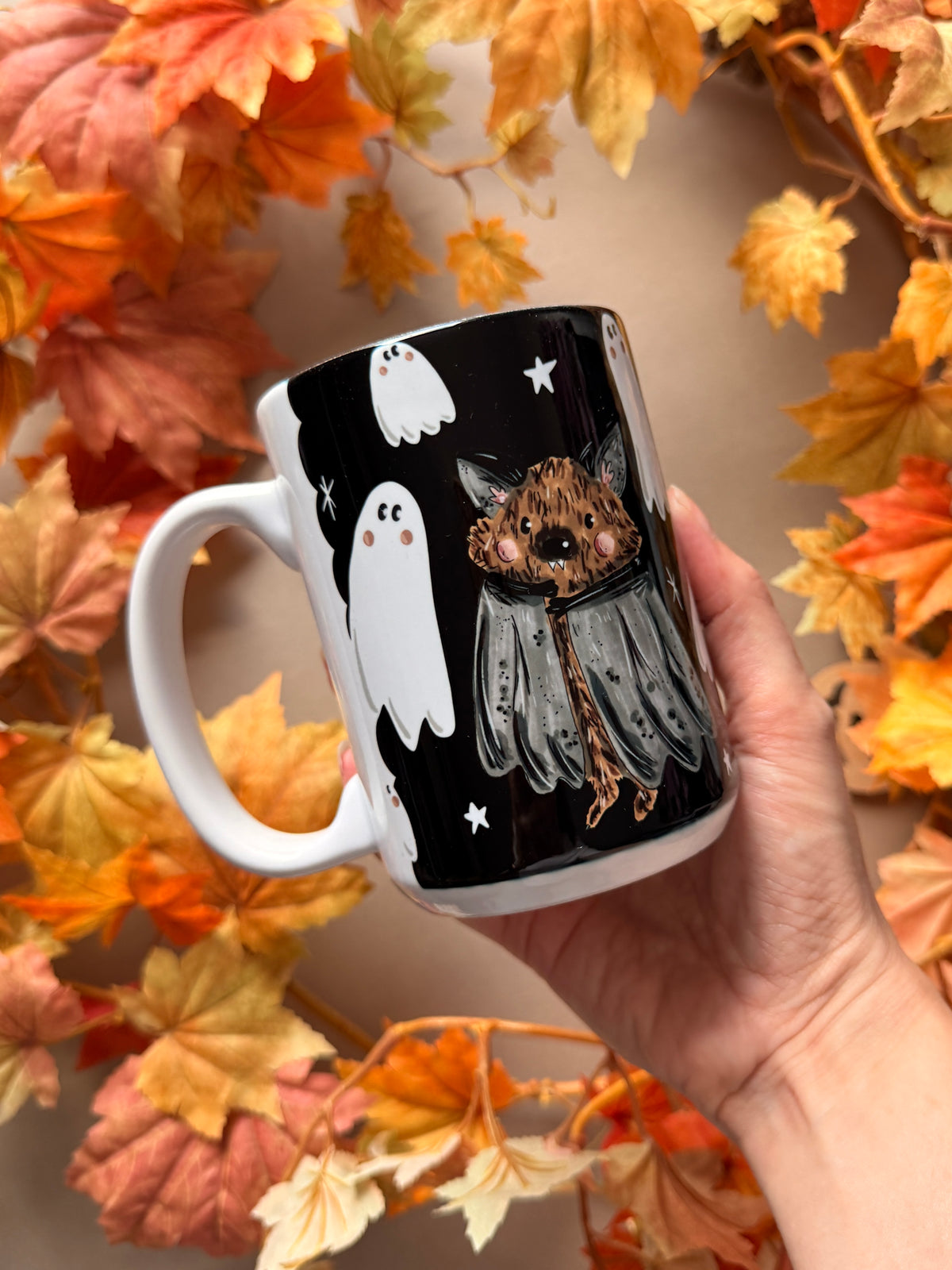 Bat Ghost Giant Mug