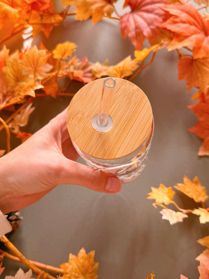 Woodland Badger Glass Tumbler