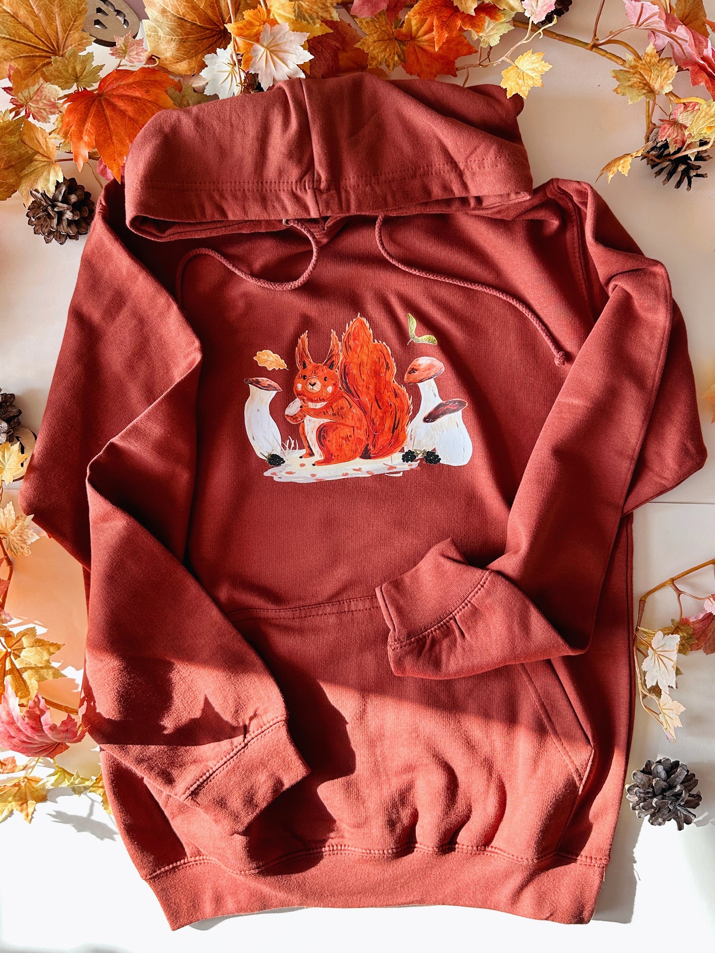 Red Squirrel Hoodie