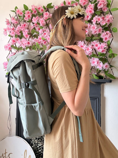 Puffin Embroidered Backpack - Large