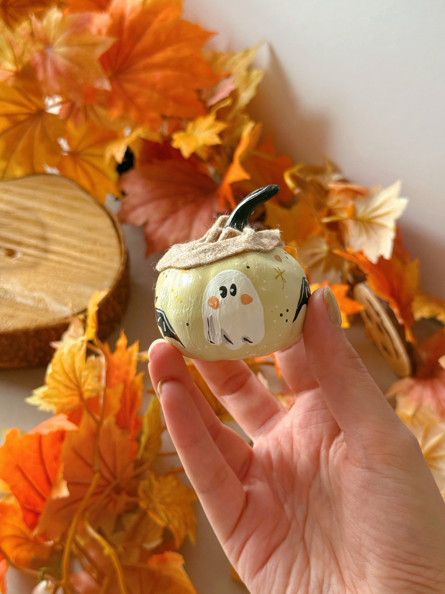Ghost Bats Pumpkins