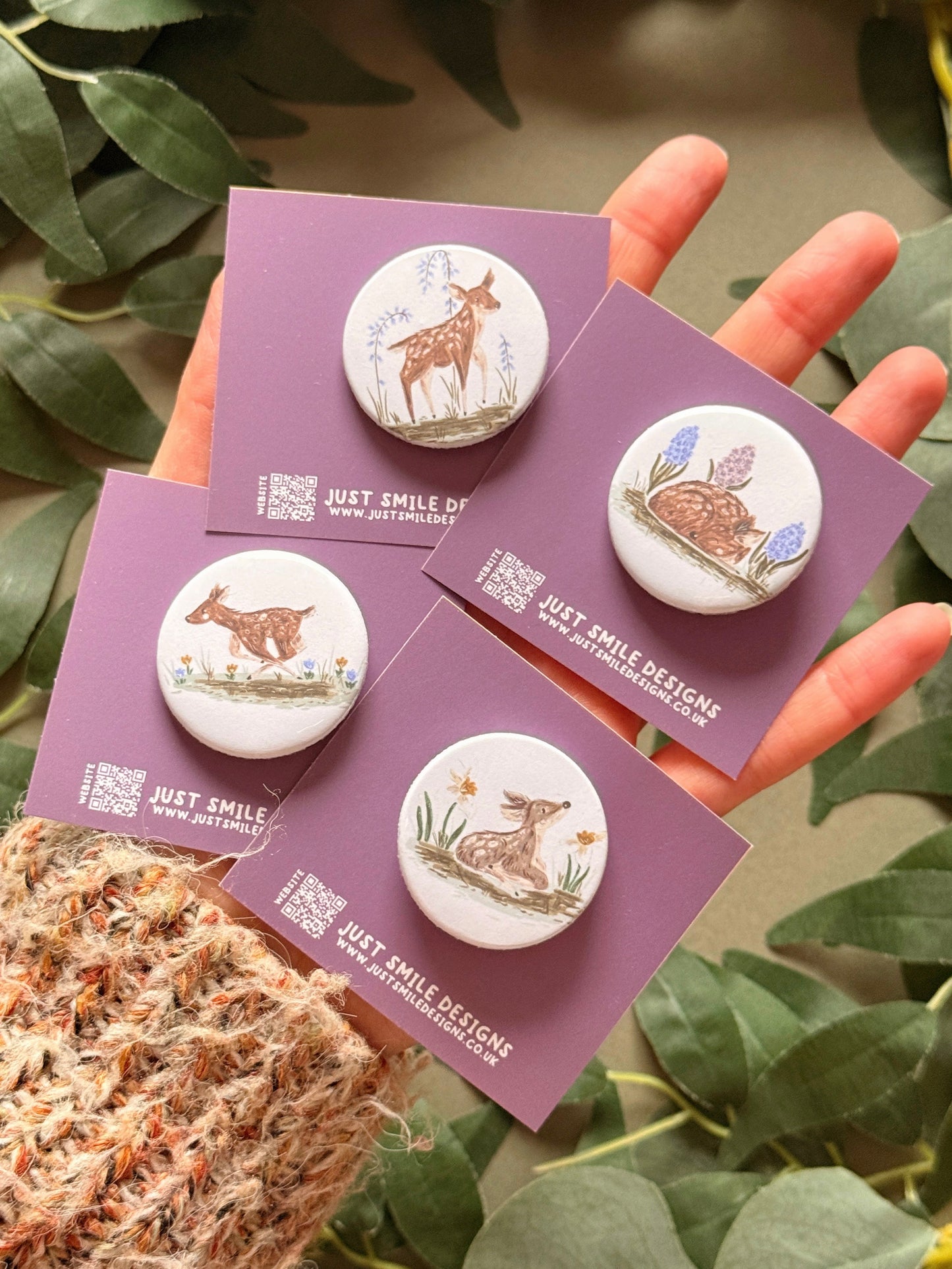 Spring Deer Badge