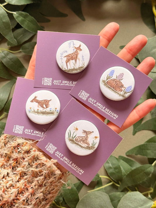 Spring Deer Badge