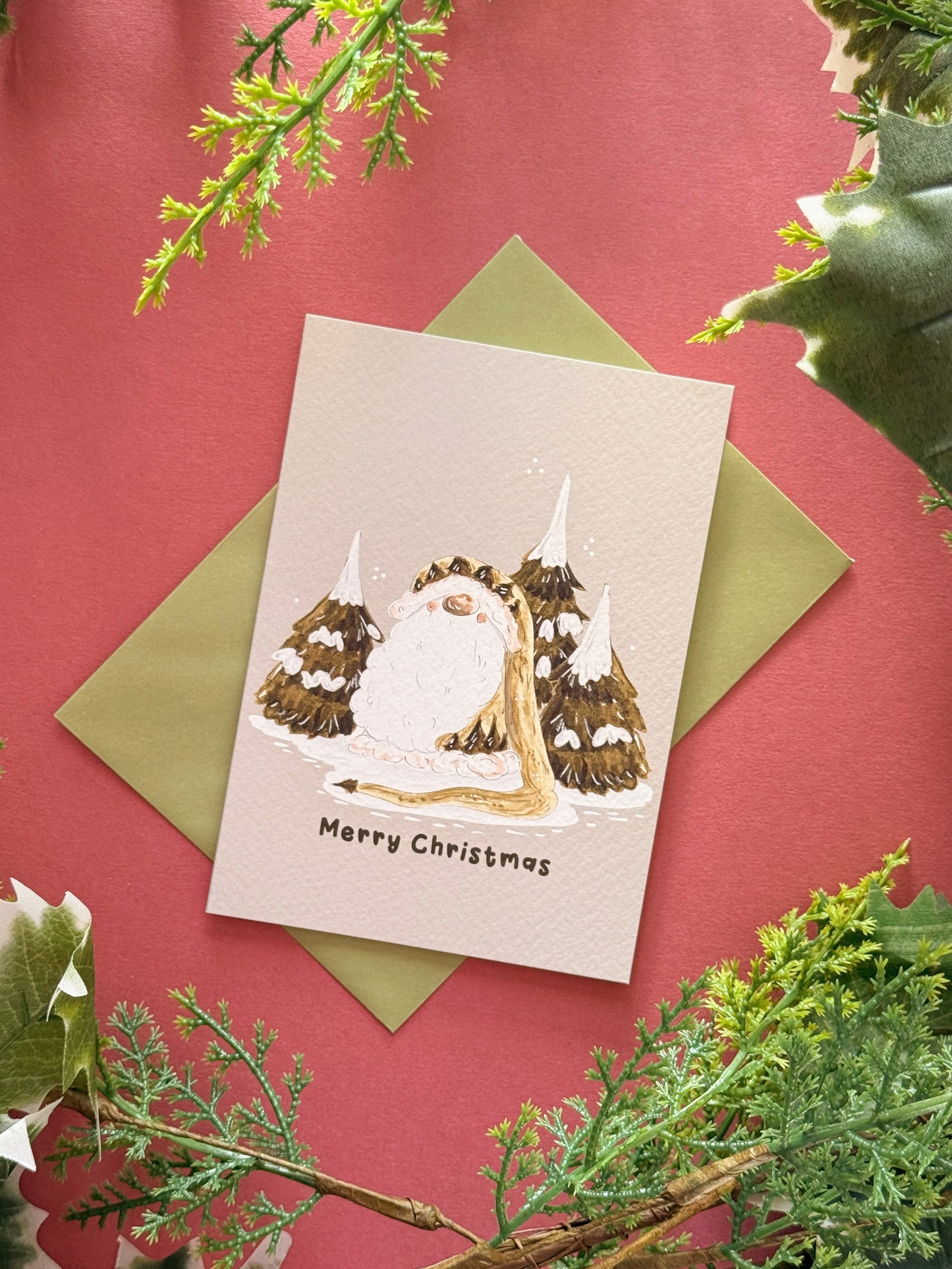 Tomte Tree Christmas Card