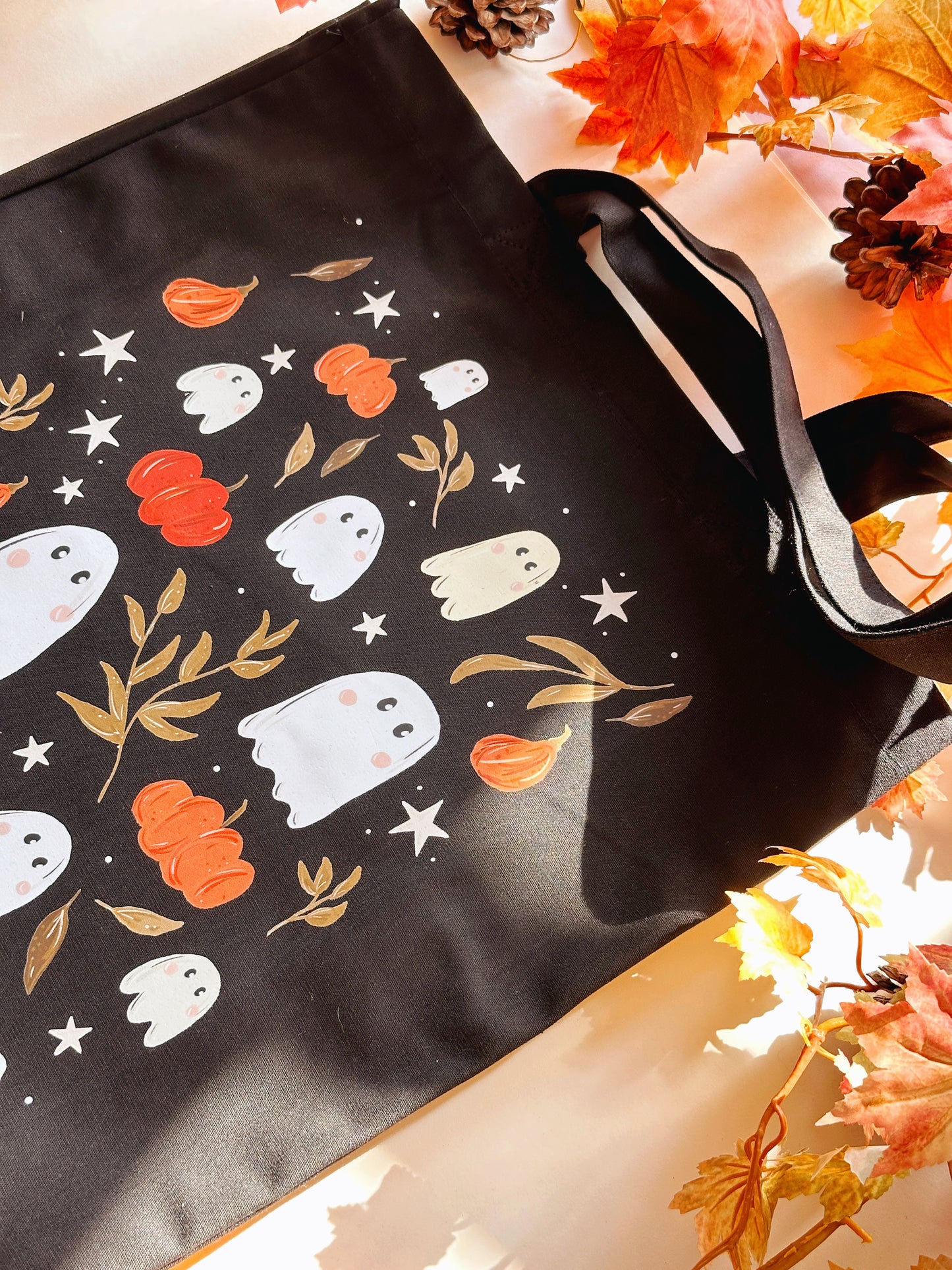 Pumpkin Ghosts Giant Tote Bag