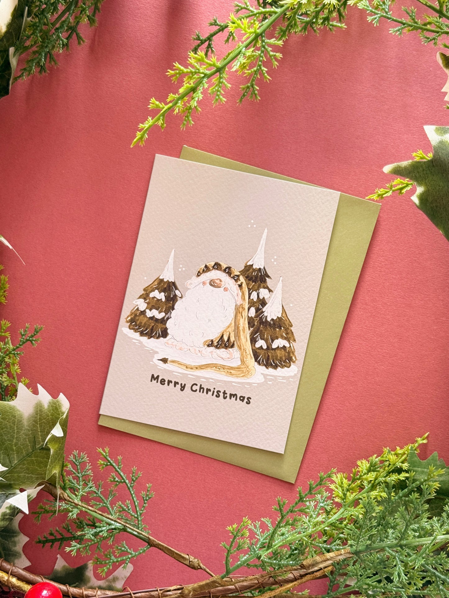 Tomte Tree Christmas Card