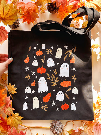 Pumpkin Ghosts Giant Tote Bag