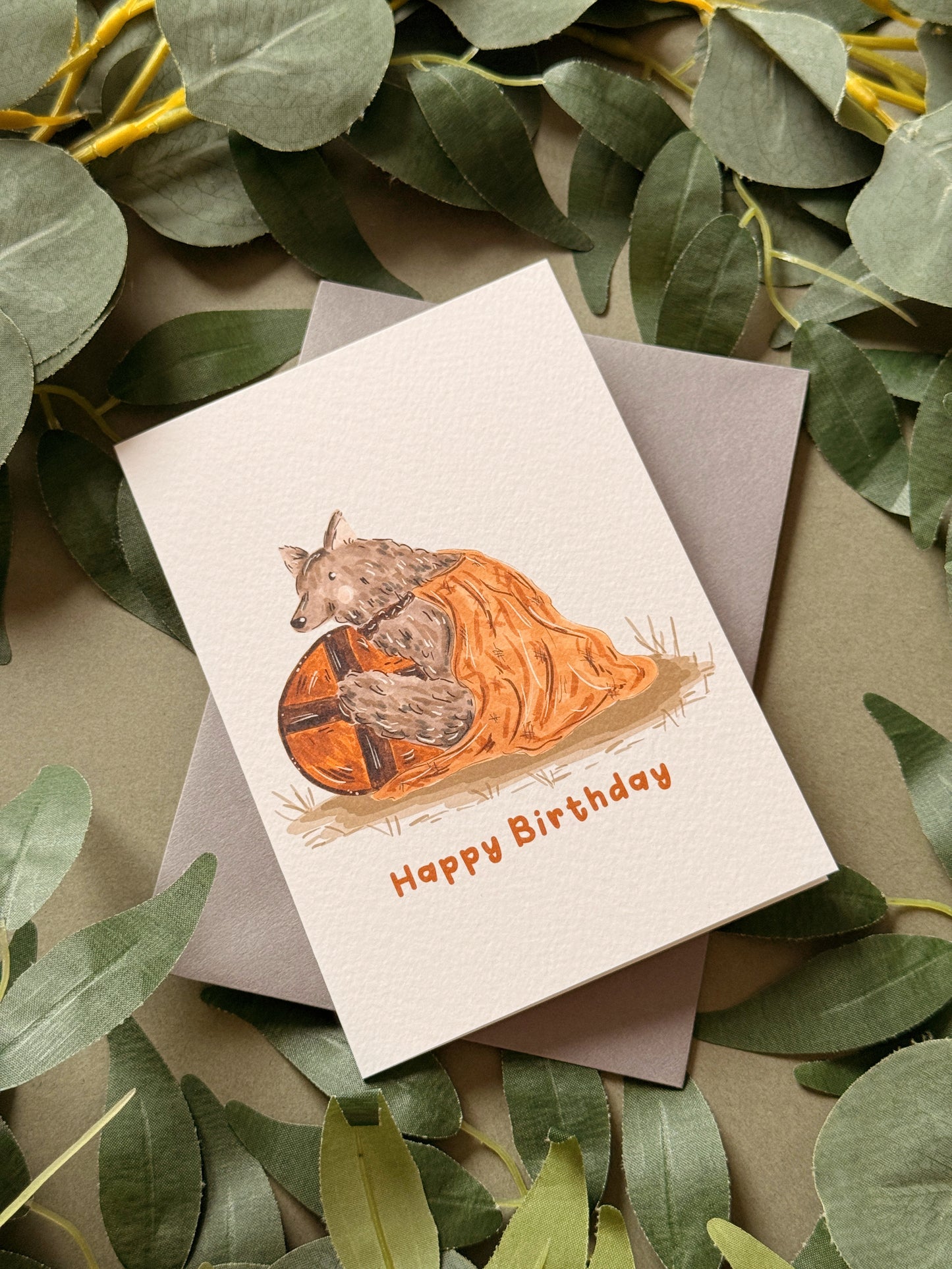 Wolf Birthday Card