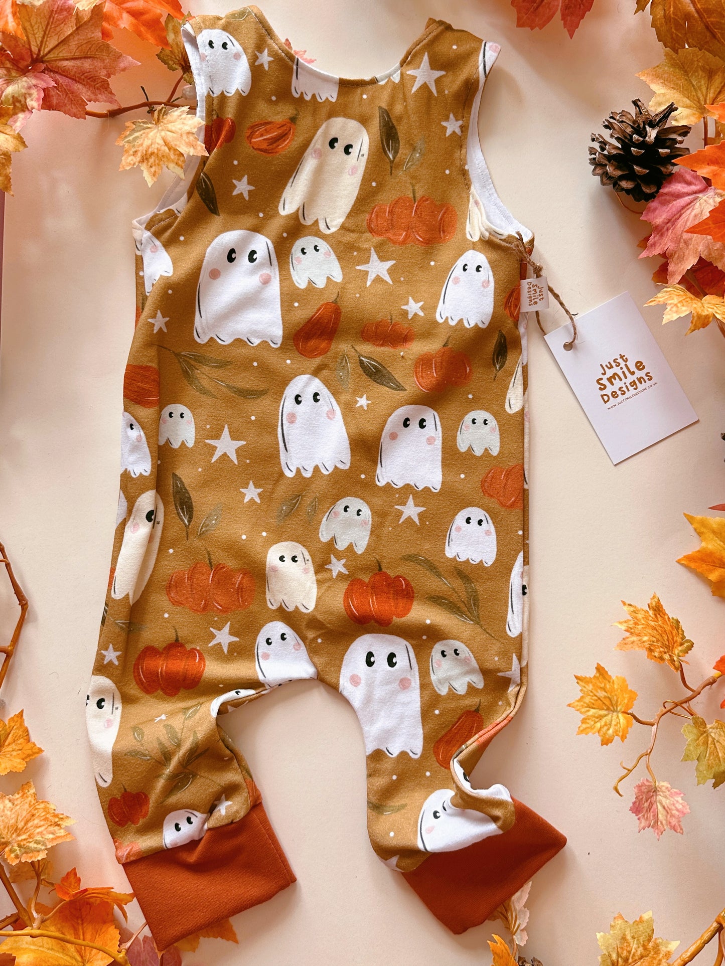 Pumpkin Ghost Romper