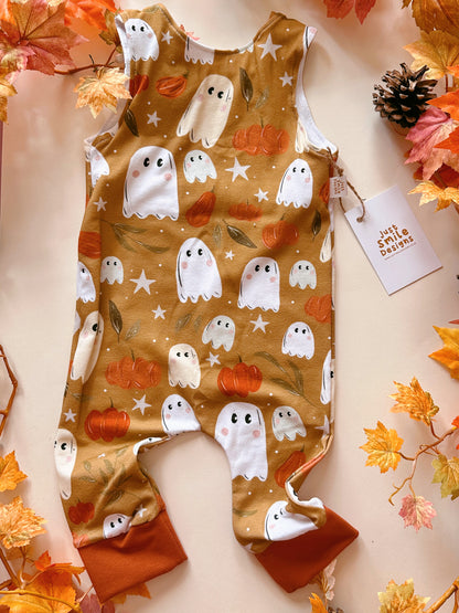 Pumpkin Ghost Romper