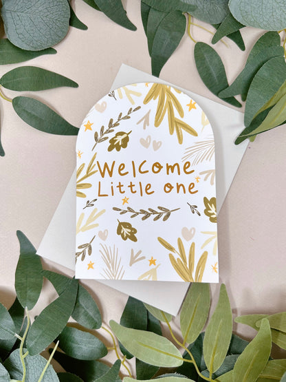 Botanical New Baby Card