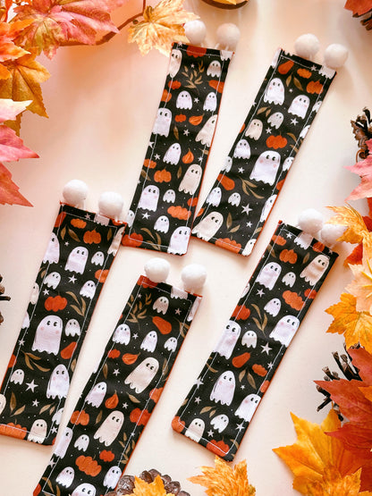 Pumpkin Ghost Bookmark