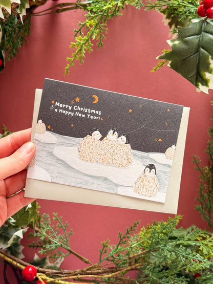 Penguins Christmas Card