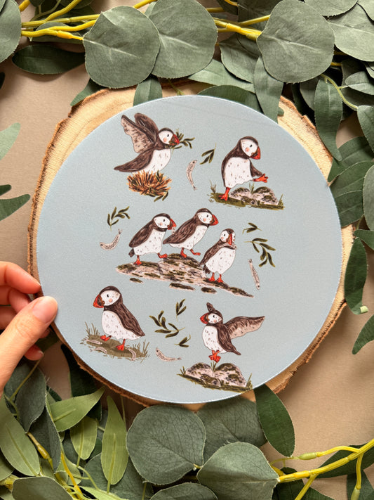 Puffins Mousemat