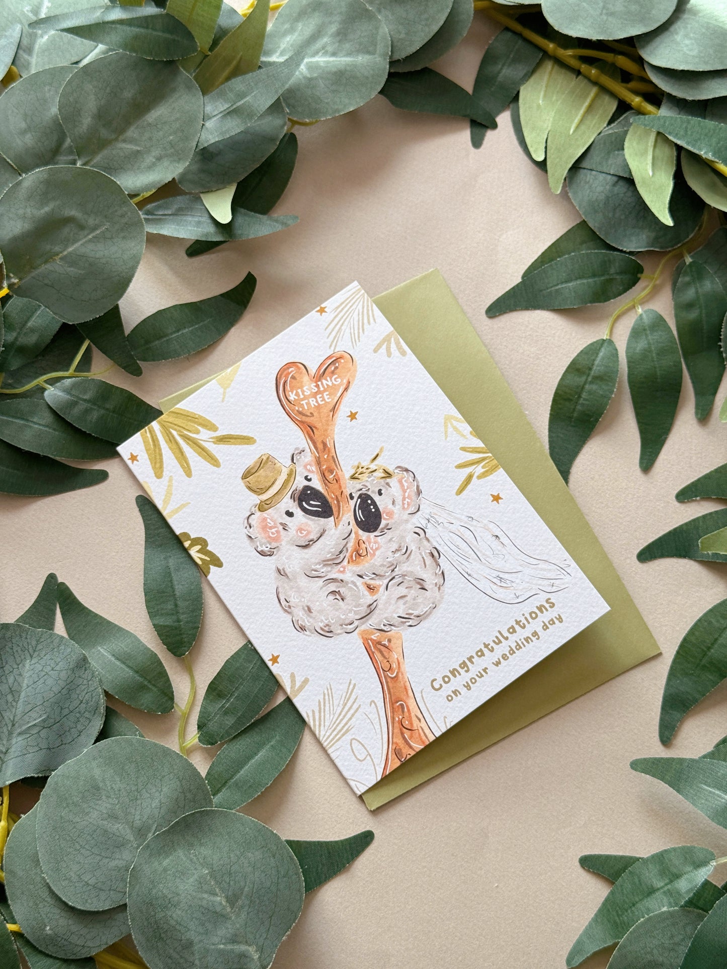 Mr & Mrs Koala Wedding Card