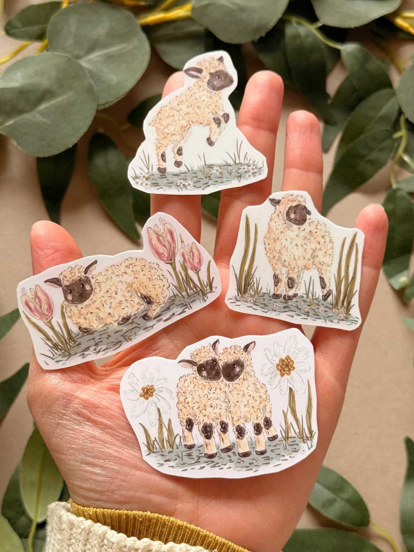 Lamb Sticker - Waterproof