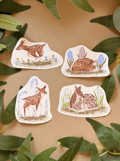 Spring Deer Sticker