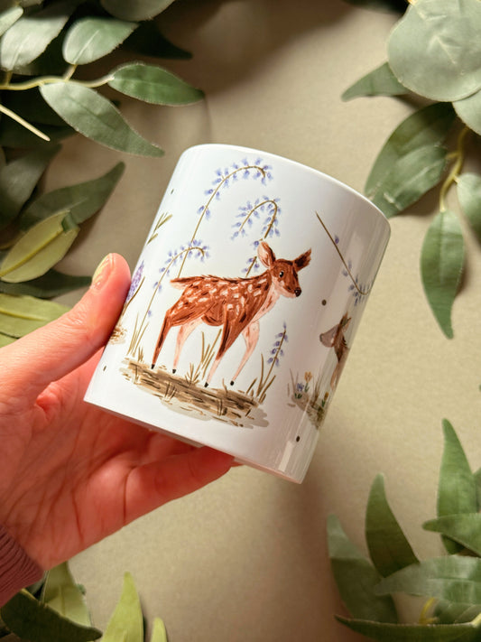 Spring Deer Ceramic Mug
