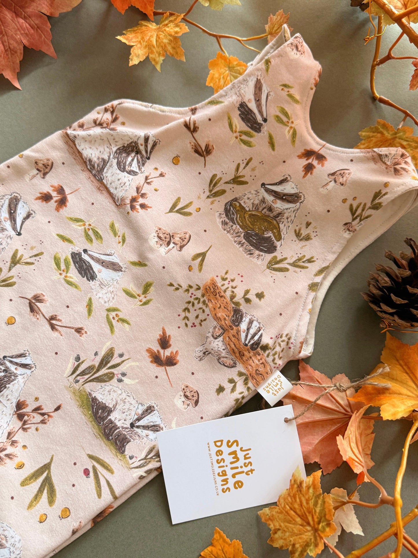 Woodland Badger Romper