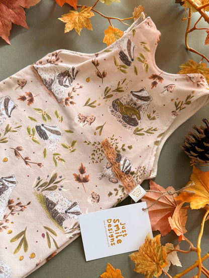 Woodland Badger Romper
