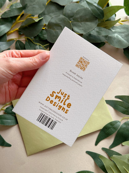 Sunflower Bear Birthday Card