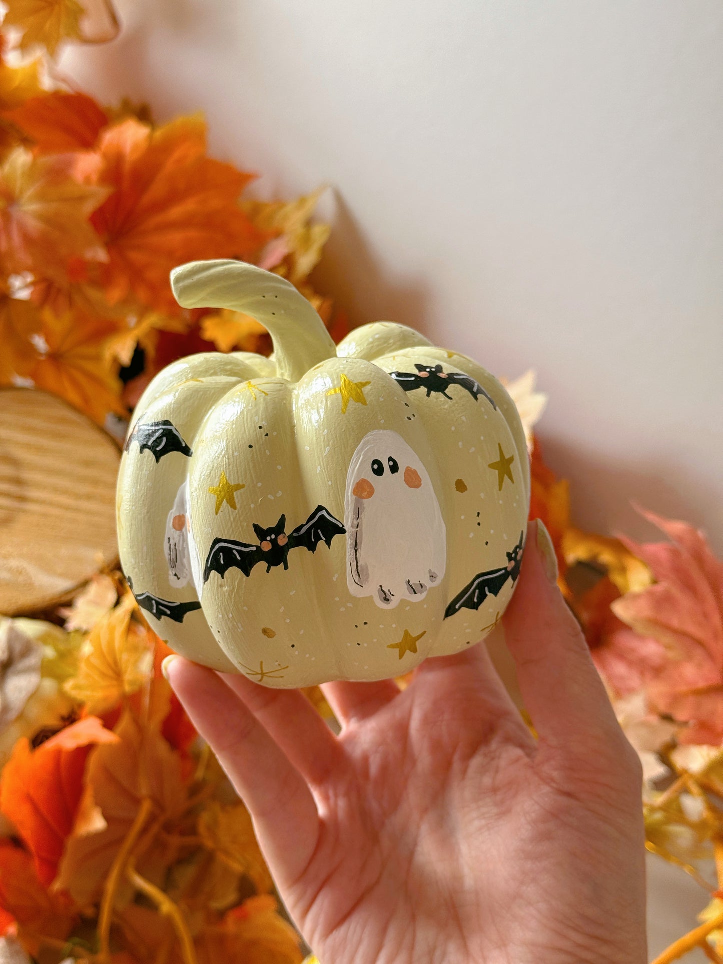 Ghost Bats Pumpkins