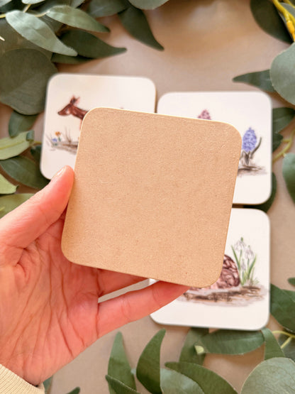 Spring Deer Coaster