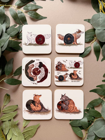 Warrior Wolves Coaster