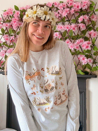 Woodland Badger Top - Organic Cotton