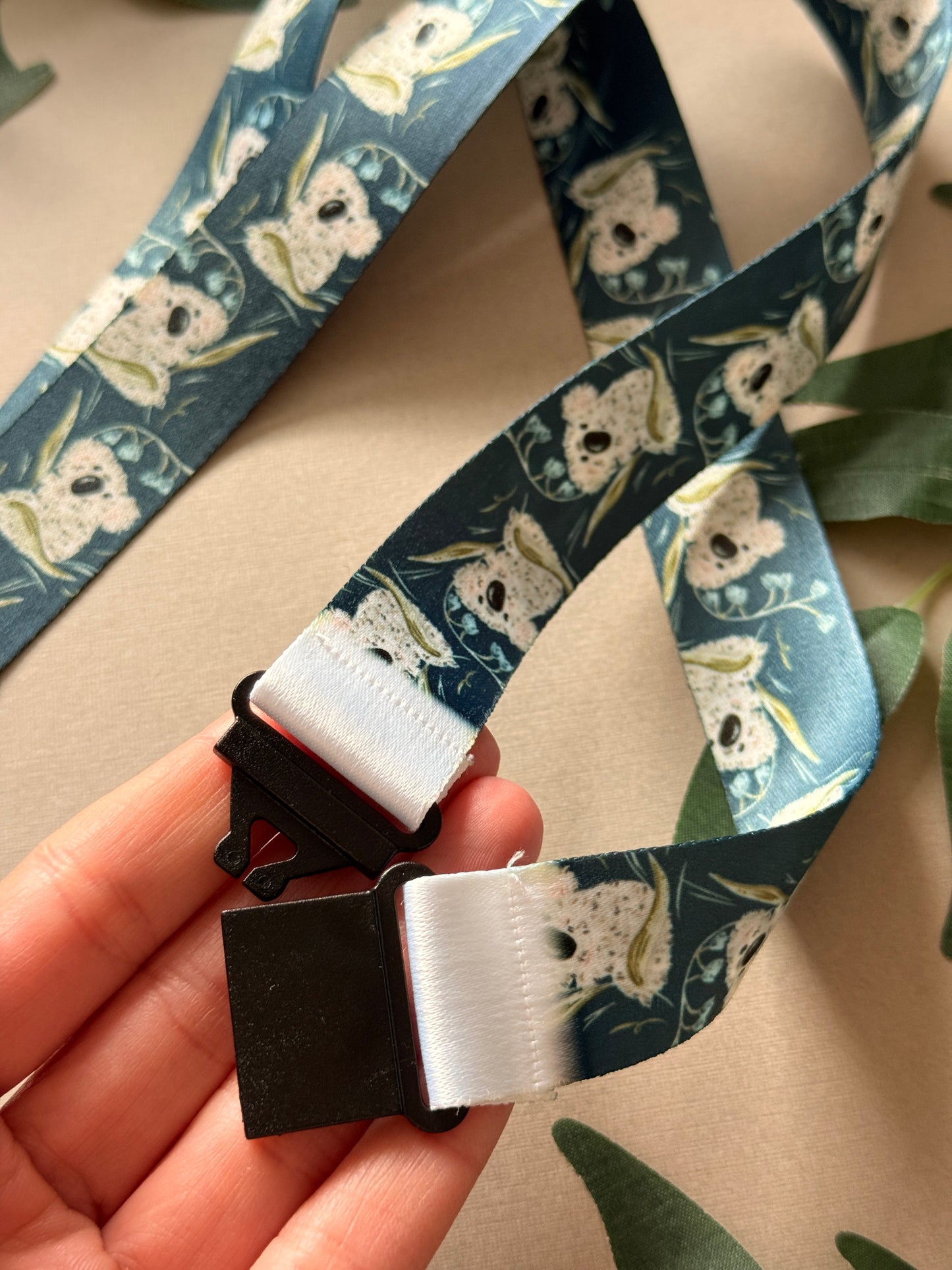 Bluebell Koala Lanyard