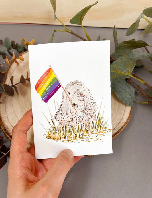 Pride Elephant Card
