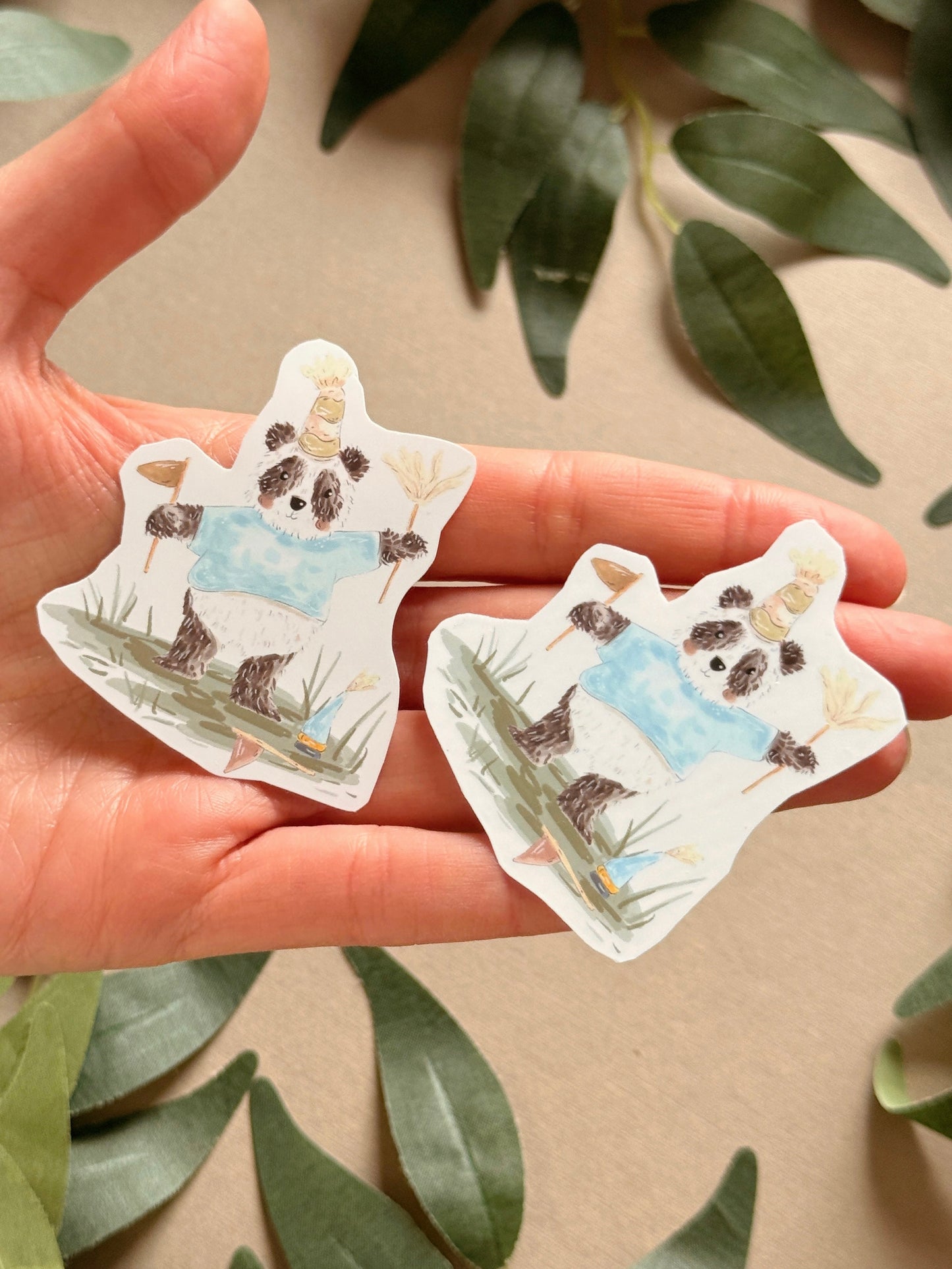 Party Panda Sticker - Holographic