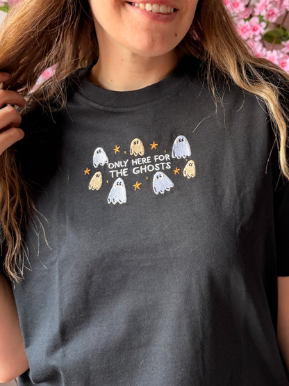 Only Here For The Ghosts T-Shirt - Organic Cotton