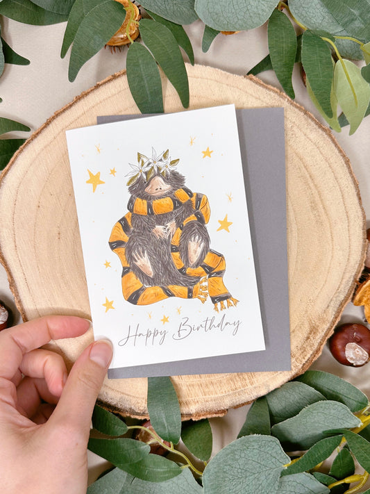 Platypus Birthday Card