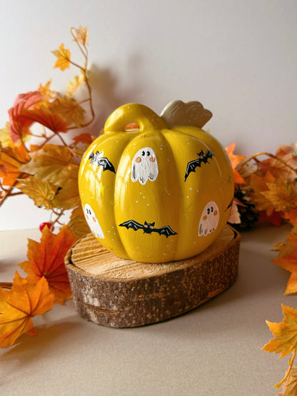 Yellow Ghost Pumpkins