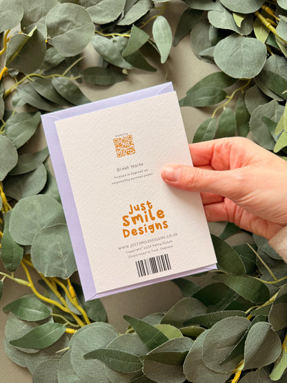 Spring Deer Birthday Card