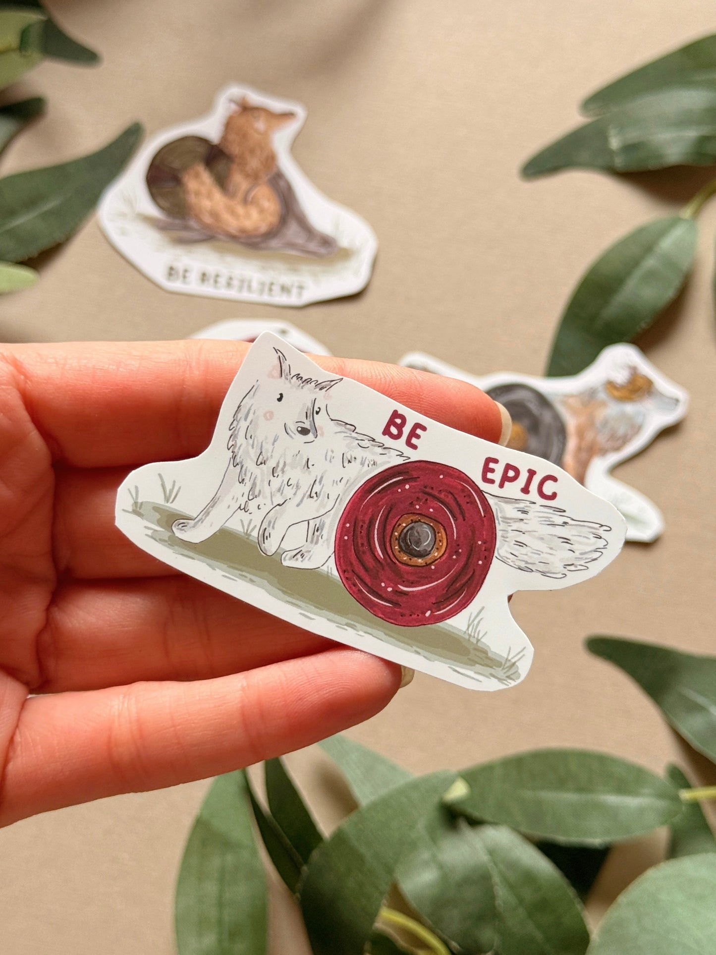 Warrior Wolves Sticker